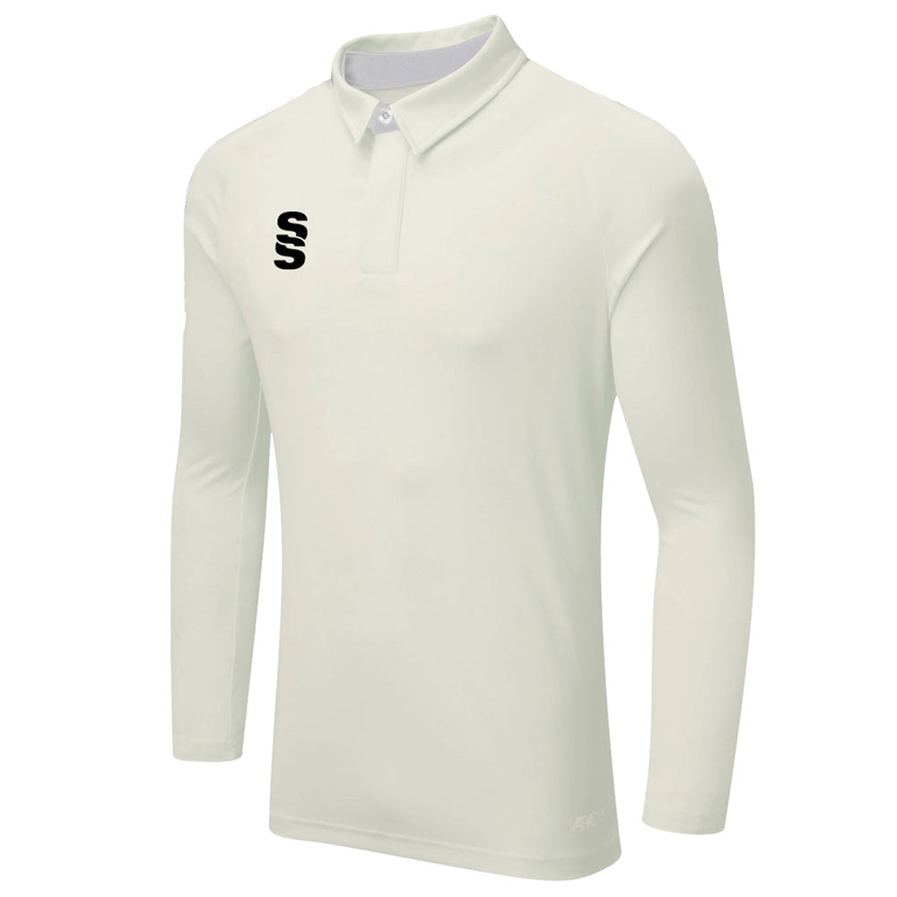An Ivory Stuart Surridge Dual Long Sleeve Cricket Shirt - Ladies