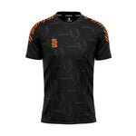 DU382 BLACK ORANGE DIAGONAL