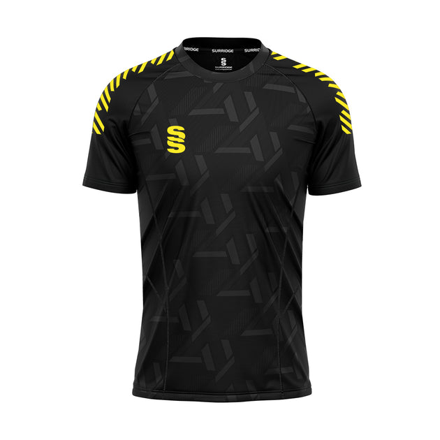DU382 BLACK YELLOW DIAGONAL