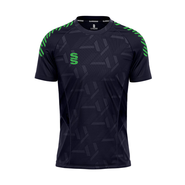 DU382 NAVY EMERALD DIAGONAL