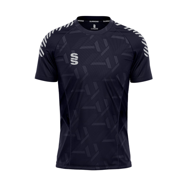 DU382 NAVY SILVER DIAGONAL