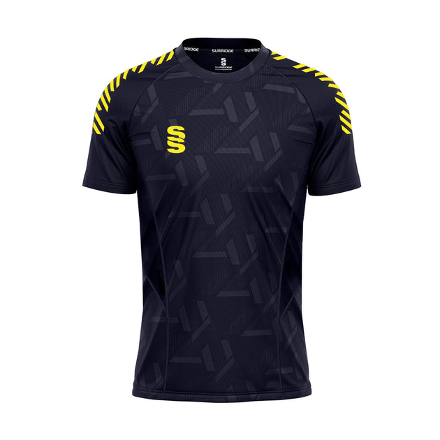 DU382 NAVY YELLOW DIAGONAL