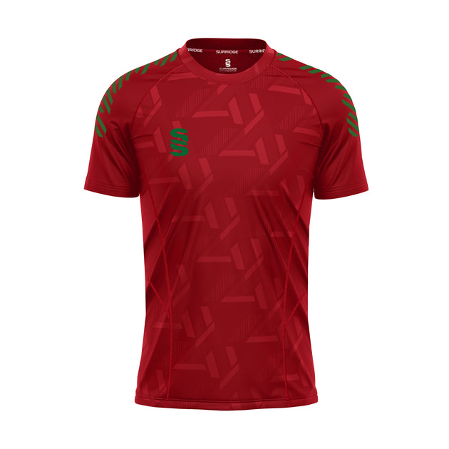DU382 RED FOREST DIAGONAL