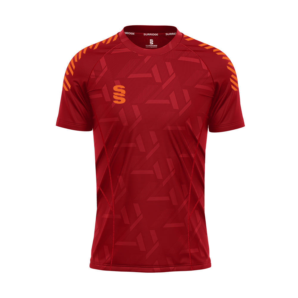 DU382 RED ORANGE DIAGONAL
