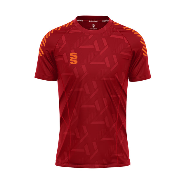 DU382 RED ORANGE DIAGONAL