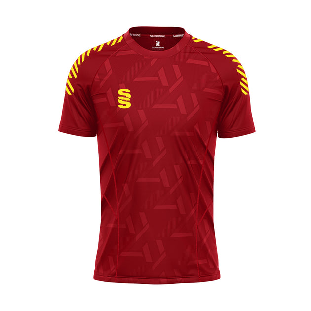 DU382 RED YELLOW DIAGONAL