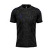 DU382 BLACK NAVY DOTS