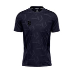 DU382 NAVY BLACK DOTS