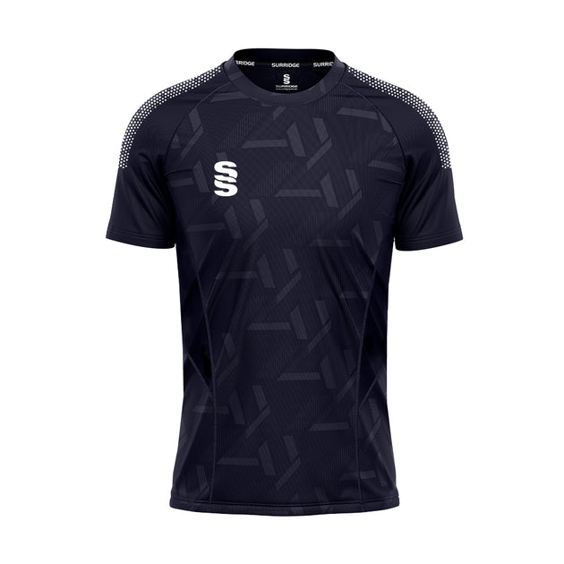 DU382 NAVY WHITE DOTS