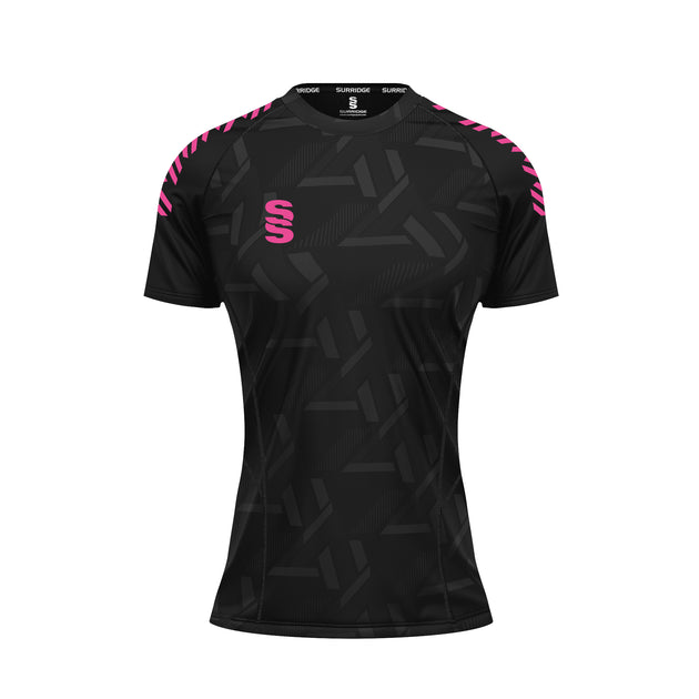 DU382W BLACK PINK DIAGONAL