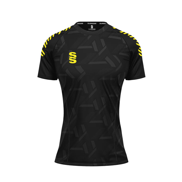 DU382W BLACK YELLOW DIAGONAL