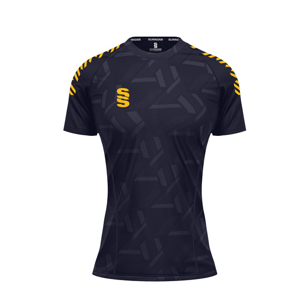 DU382W NAVY AMBER DIAGONAL