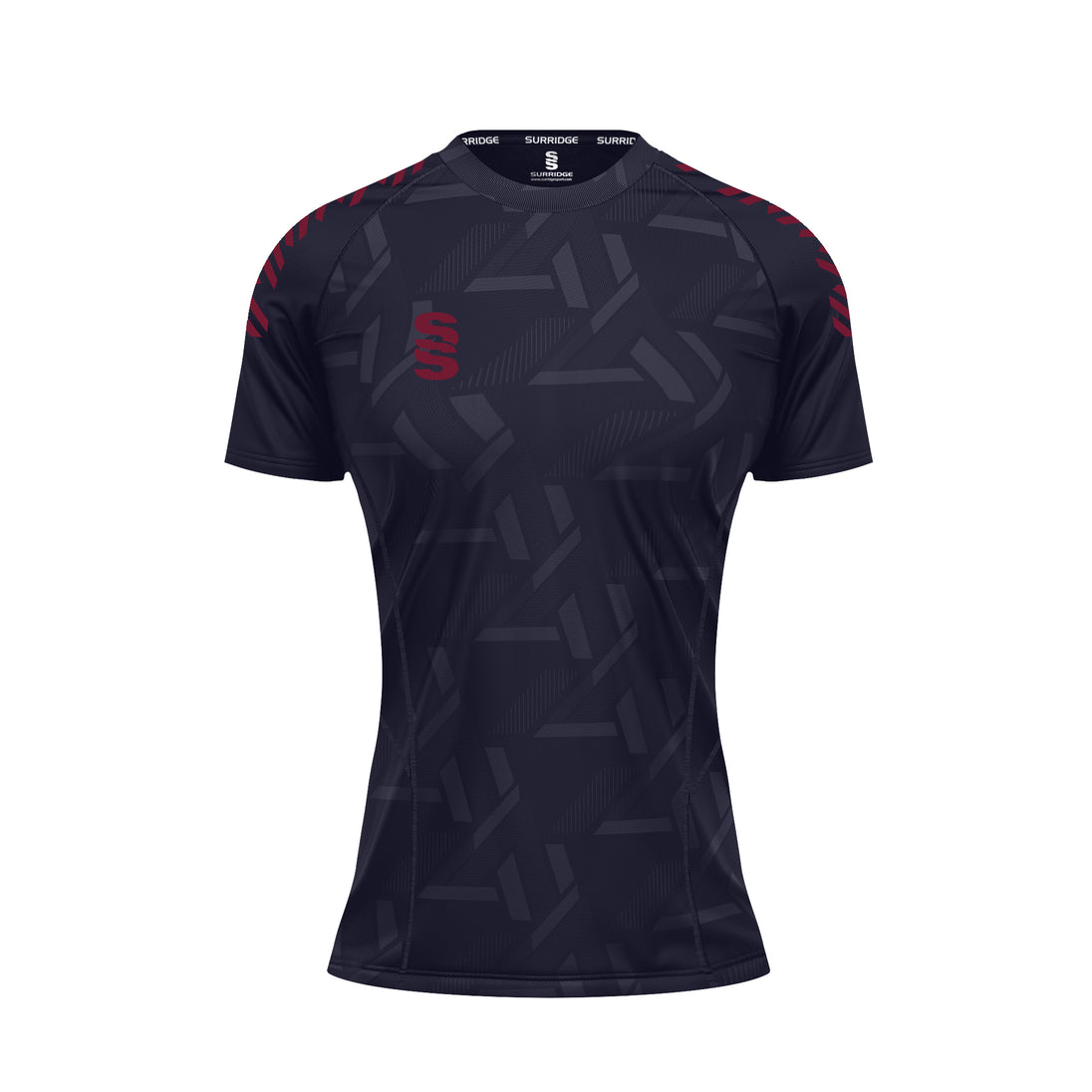 DU382W NAVY MAROON DIAGONAL