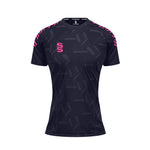 DU382W NAVY PINK DIAGONAL