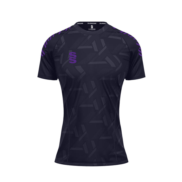 DU382W NAVY PURPLE DIAGONAL