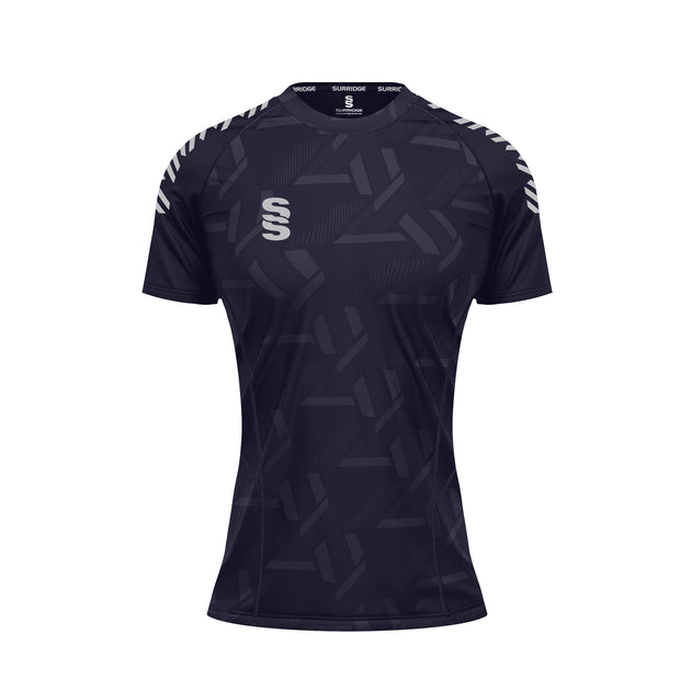 DU382W NAVY SILVER DIAGONAL