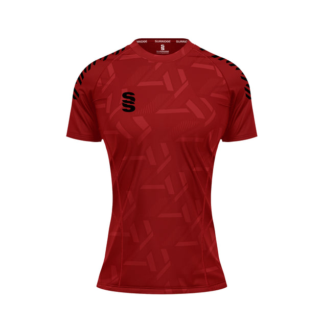 DU382W RED BLACK DIAGONAL