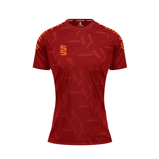 DU382W RED ORANGE DIAGONAL