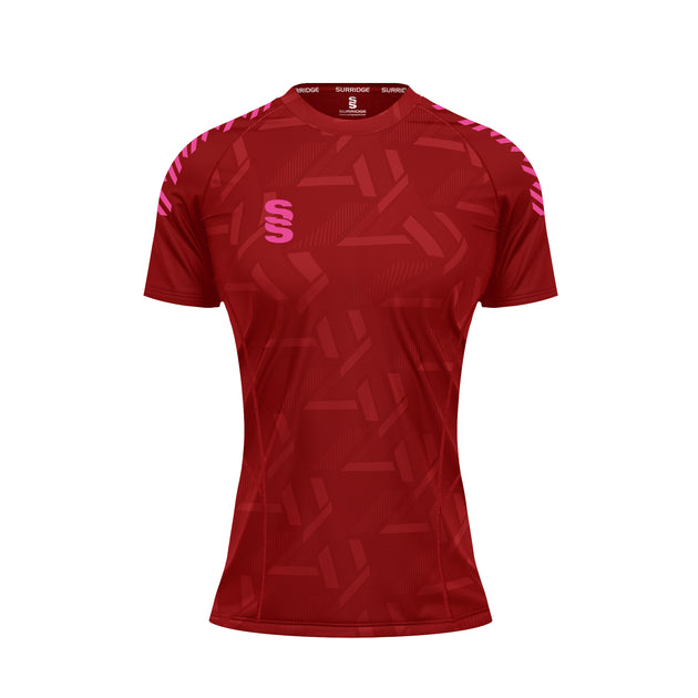 DU382W RED PINK DIAGONAL