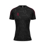 DU382W BLACK MAROON DOTS