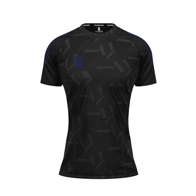 DU382W BLACK NAVY DOTS