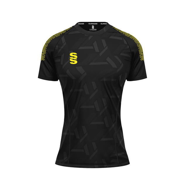 DU382W BLACK YELLOW DOTS