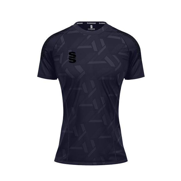 DU382W NAVY BLACK DOTS