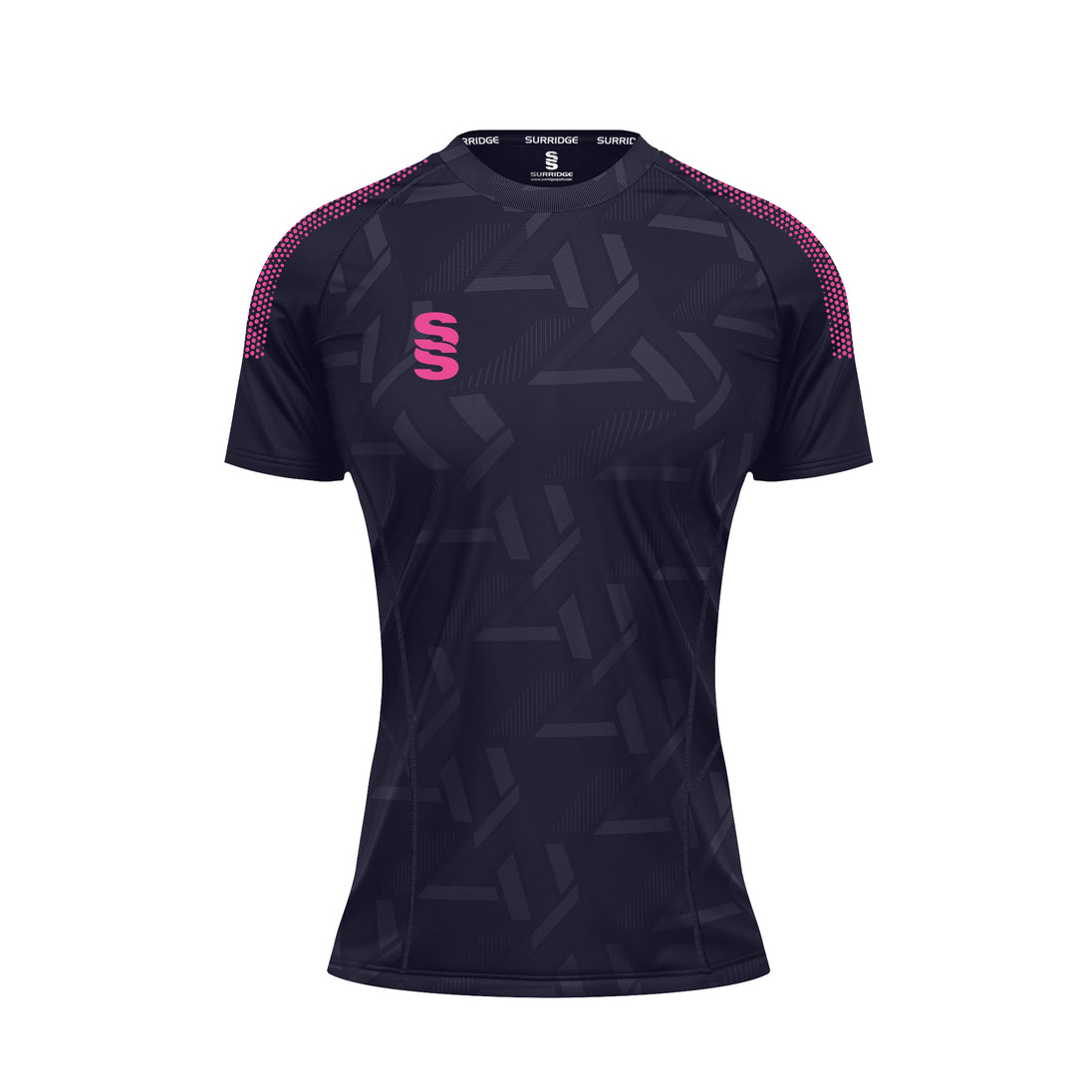 DU382W NAVY PINK DOTS