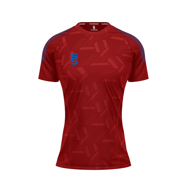 DU382W RED ROYAL DOTS