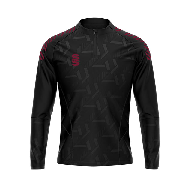 DU383 BLACK MAROON DIAGONAL