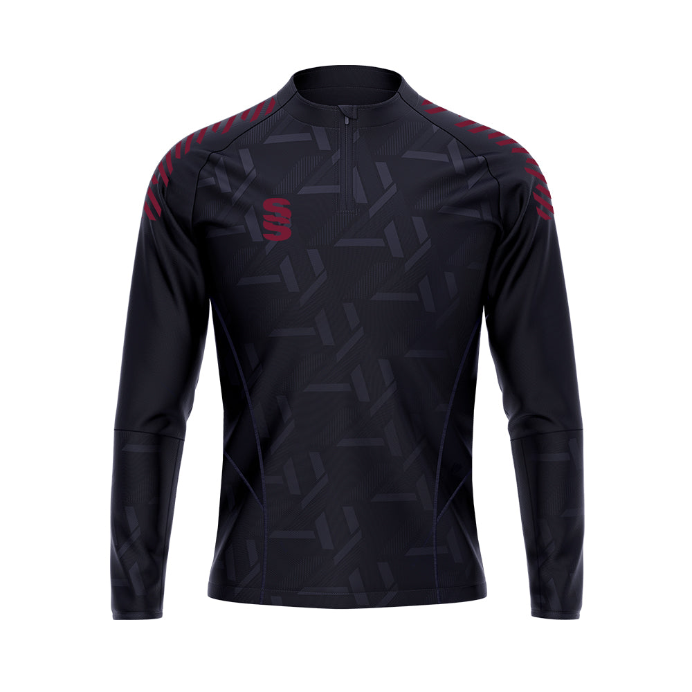 DU383 NAVY MAROON DIAGONAL