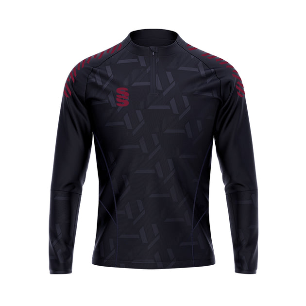 DU383 NAVY MAROON DIAGONAL