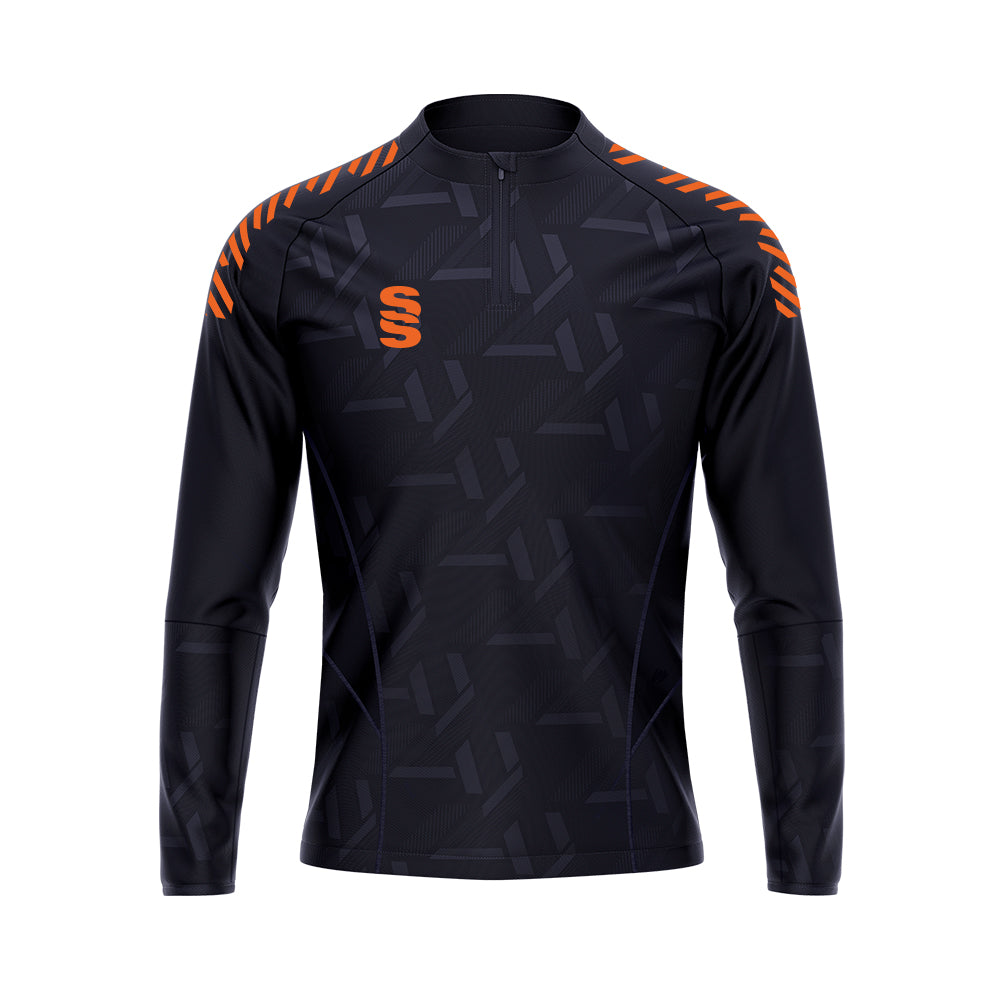 DU383 NAVY ORANGE DIAGONAL