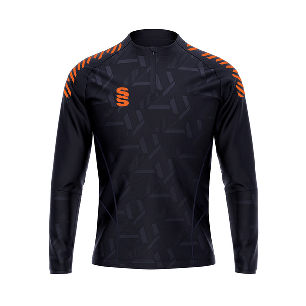 DU383 NAVY ORANGE DIAGONAL