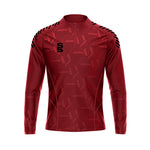 DU383 RED BLACK DIAGONAL
