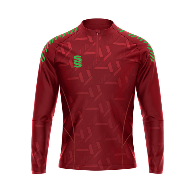 DU383 RED EMERALD DIAGONAL