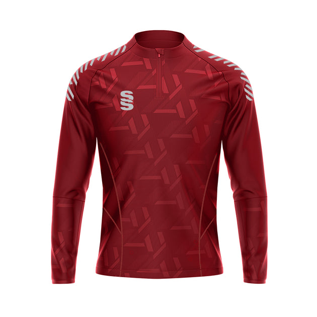 DU383 RED SILVER DIAGONAL