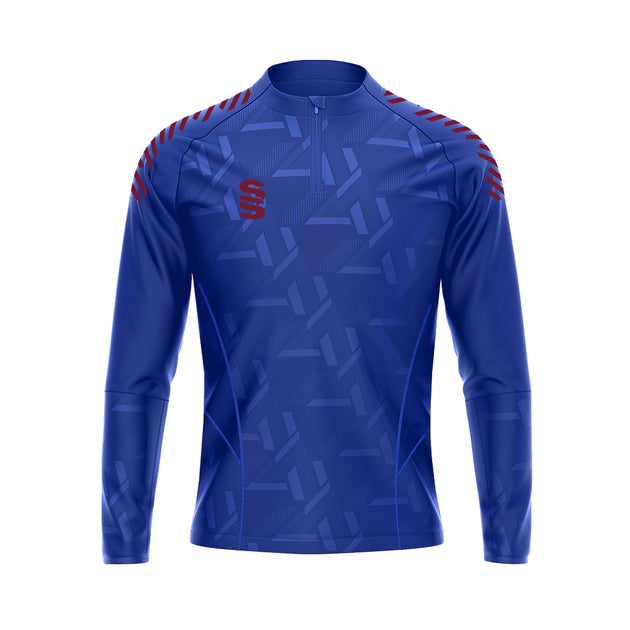 DU383 ROYAL MAROON DIAGONAL