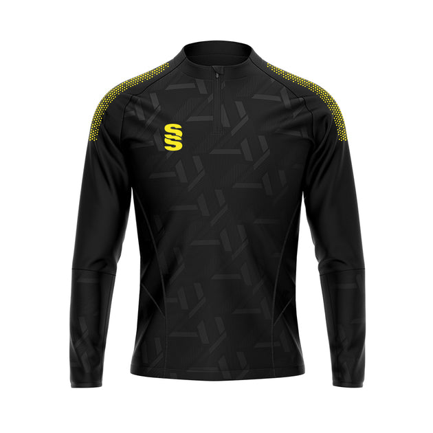 DU383 BLACK YELLOW DOTS