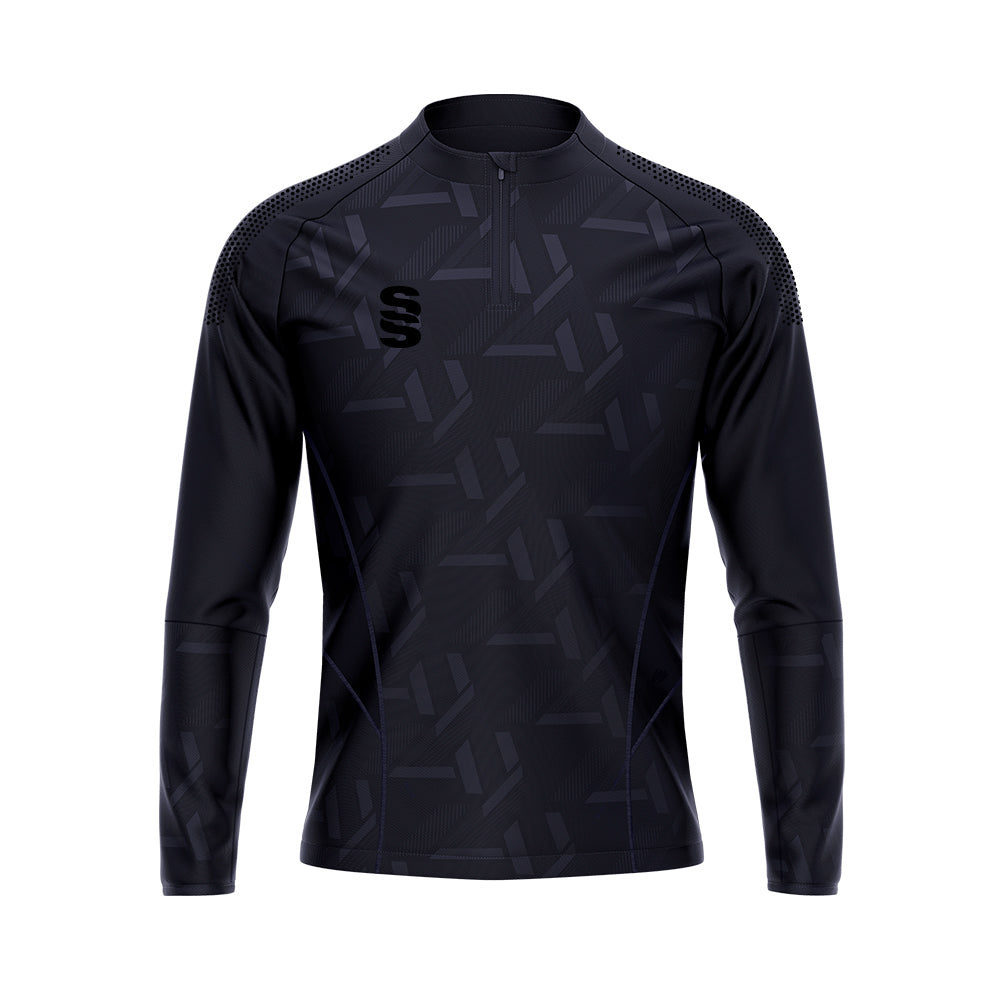 DU383 NAVY BLACK DOTS