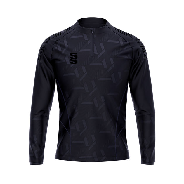 DU383 NAVY BLACK DOTS