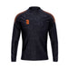 DU383 NAVY ORANGE DOTS