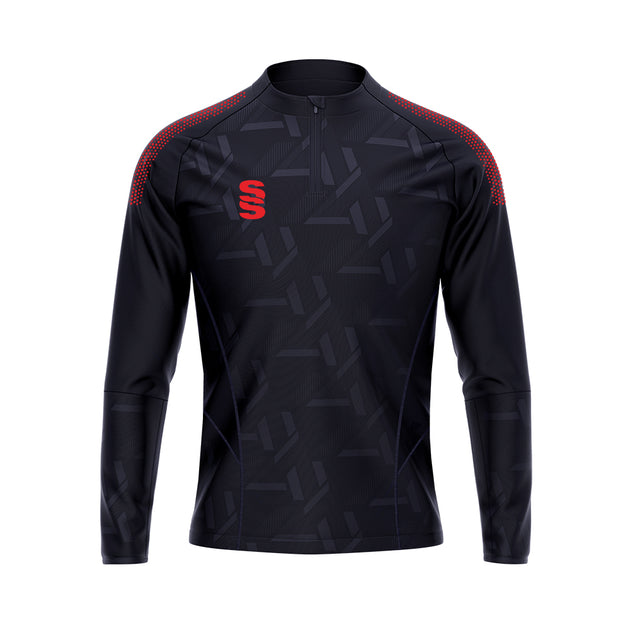 DU383 NAVY RED DOTS