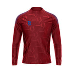DU383 RED ROYAL DOTS