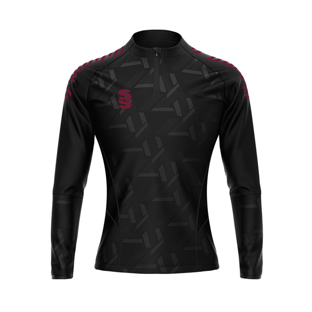 DU383W BLACK MAROON DIAGONAL