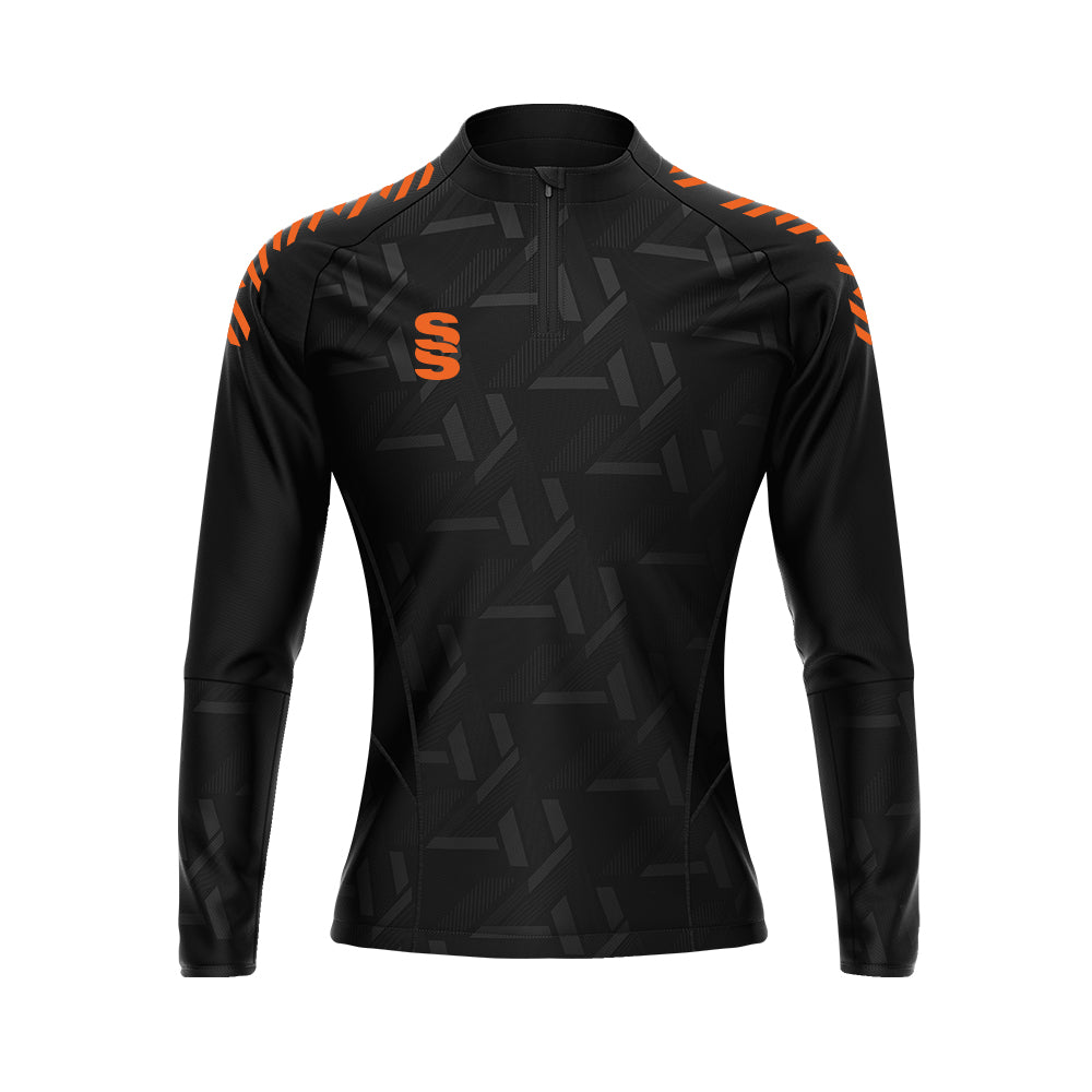 DU383W BLACK ORANGE DIAGONAL
