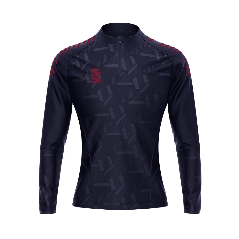 DU383W NAVY MAROON DIAGONAL