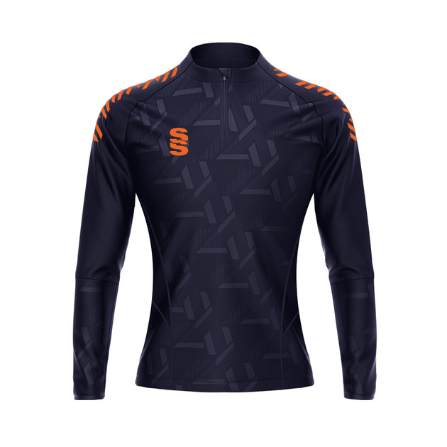 DU383W NAVY ORANGE DIAGONAL