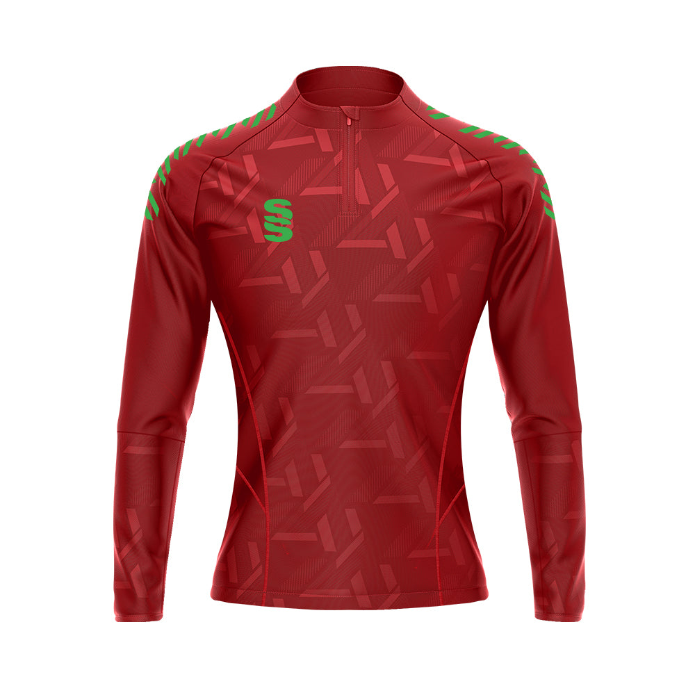 DU383W RED EMERALD DIAGONAL