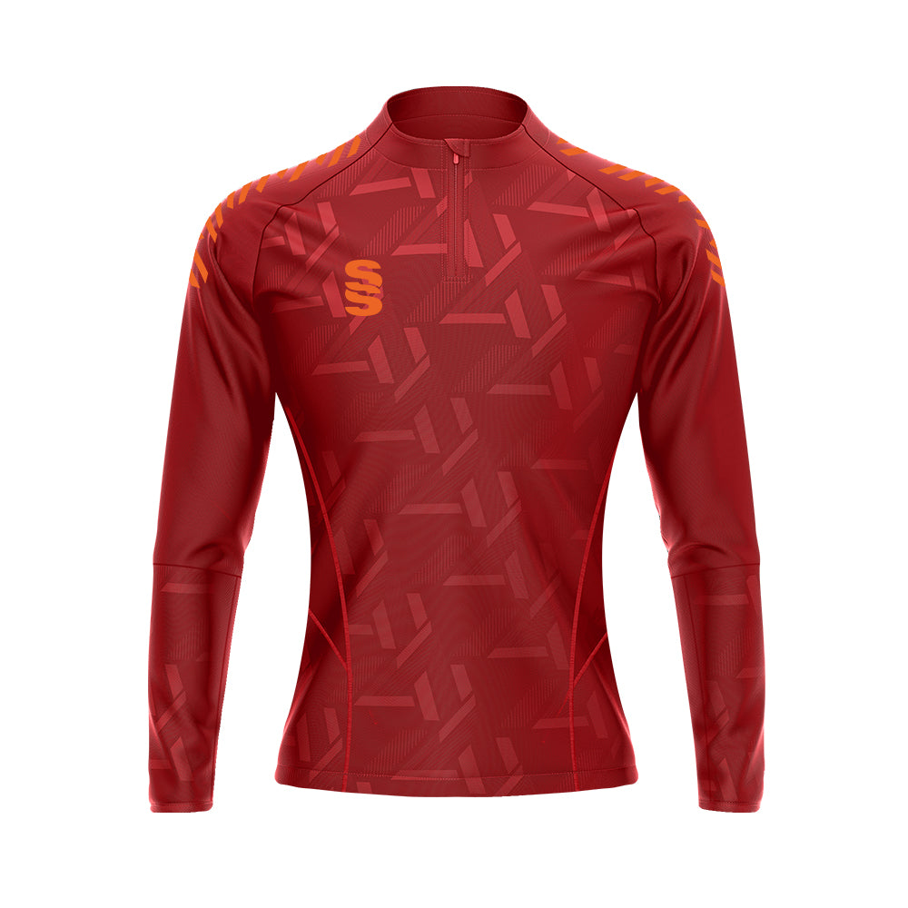 DU383W RED ORANGE DIAGONAL